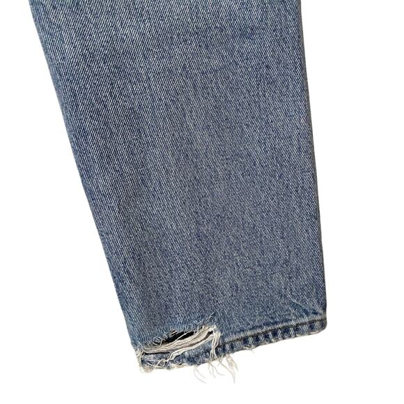 Agolde Riley High Rise Straight Crop Jean US 28 Blue Denim 100% Organic Cotton - Picture 13 of 16
